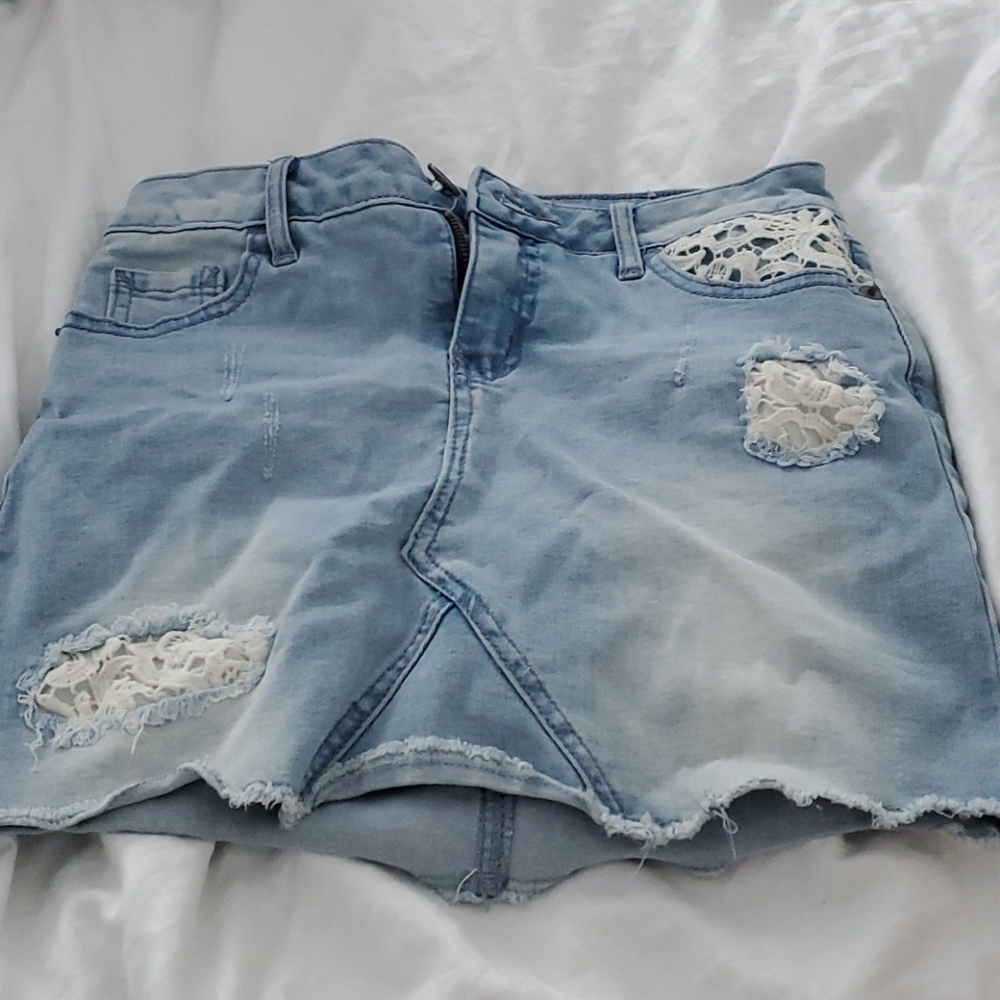 Justice skirt with built in shorts
